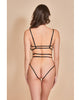 Load image into Gallery viewer, Heartburn Mesh &amp; Velvet Teddy w/Open Back Black MD
