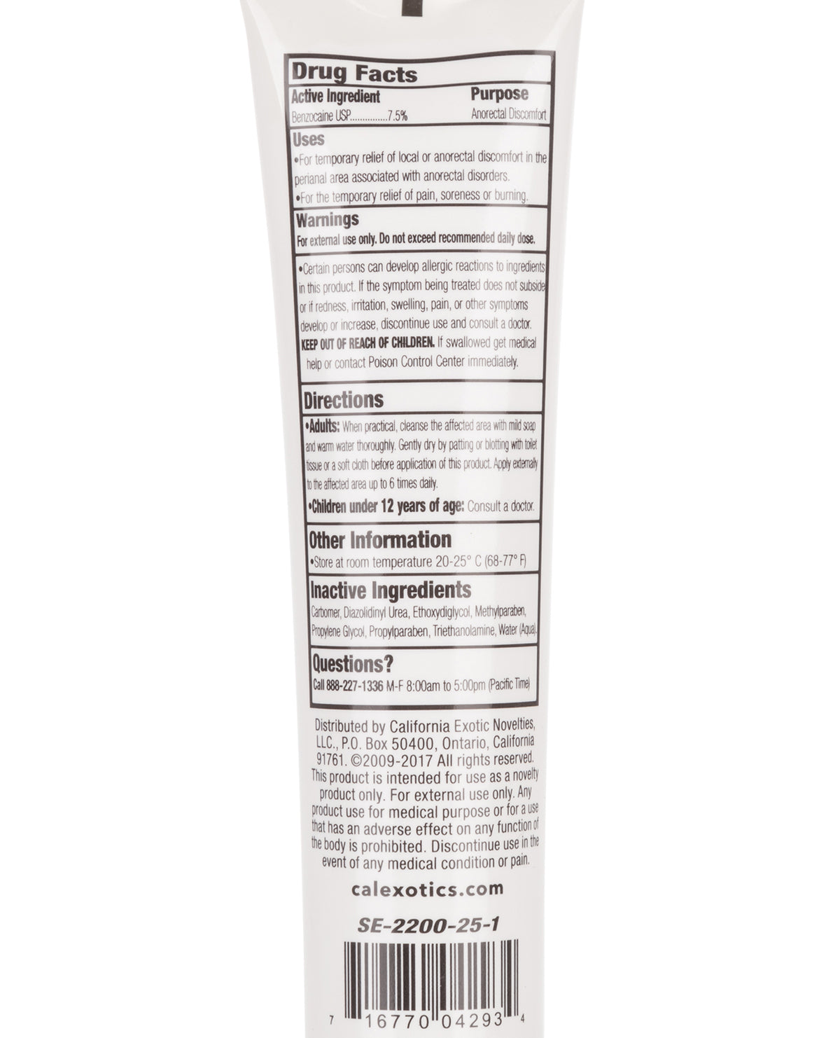 Tush Eze Desensibiliserende Gel - 1.5 oz