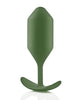 Bild in den Galerie-Viewer laden, BVibe Weighted Snug Plug 4 256 g Army Body Safe Silicone

