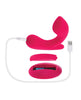 Carregar imagem no visualizador da Galeria, Gender X All About the Bass Curved Stimulator w/Remote Control - Pink
