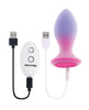 Indlæs billede i gallerifremviser, Evolved Paradise Plug Butt Plug w/Remote Control - Pink/Purple
