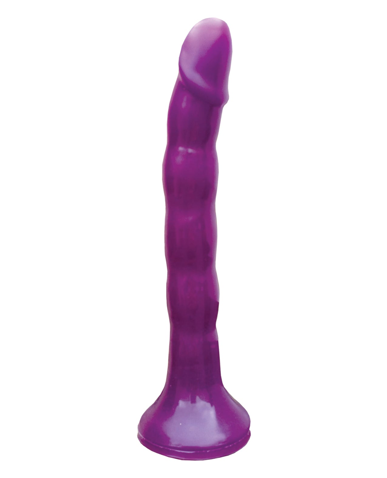 Wet Dreams Skinny Me 7" Strap on med sele - Lila