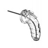 Load image into Gallery viewer, Shots Man Cage 4.5" w/Silicone Urethral Sounding - Clear
