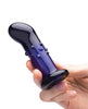 Load image into Gallery viewer, Glas 4" Rechargeable Vibrating Dotted G Spot/P Spot Plug - Blue
