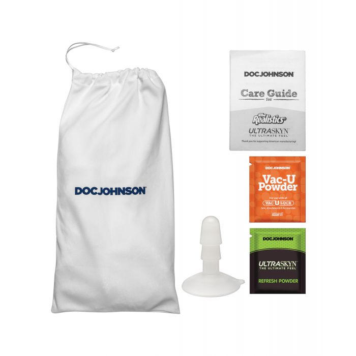 Signature Strokers Set ULTRASKYN Stroker & 8" Cock w/Removable Vac-U-Lock Suction Cup - Leolulu