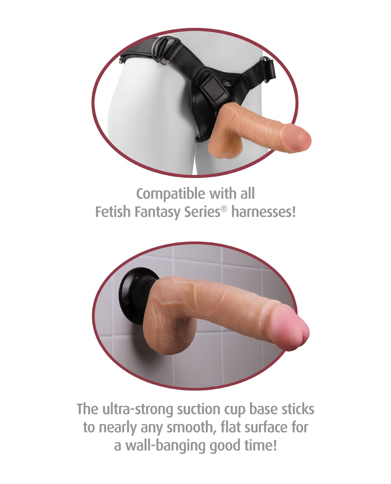 Real Feel Deluxe No. 7 9" Vibe Waterproof - Flesh