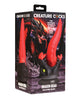 Carica l'immagine nel visualizzatore Galleria, Creature Cocks Dragon Roar Silicone Dildo - Red/Black
