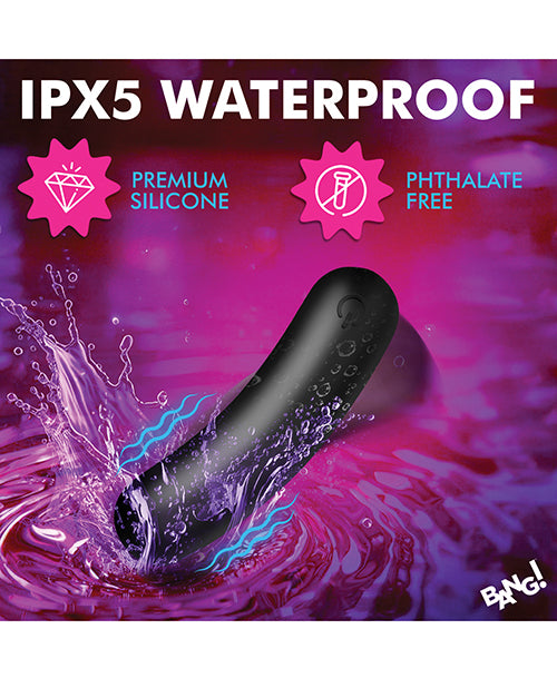 Bang! Flexible Silicone Bullet - Black