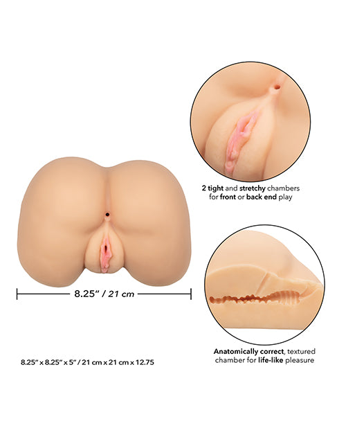 Stroke It Ass a tamaño real - Marfil