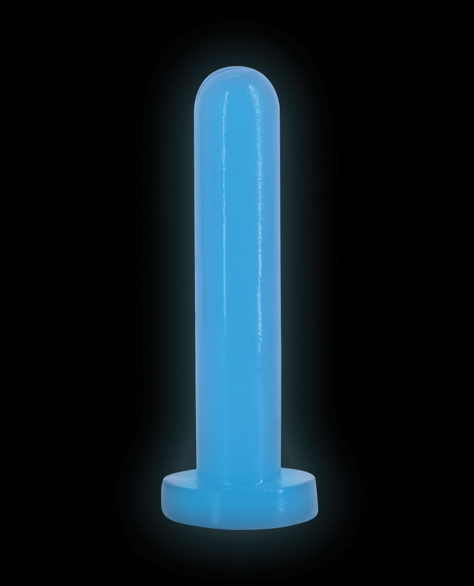 Firefly Thrill Glow in the Dark Dildo - Small - Blue
