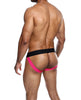 Carica l'immagine nel visualizzatore Galleria, Male Basics Neon Jockstrap Coral LG
