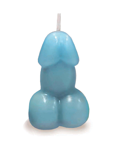 Eden's Penis Candle Blue Vanilla Scent 3 Inch Premium Handmade