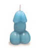 Load image into Gallery viewer, Eden&#39;s Penis Candle Blue Vanilla Scent 3 Inch Premium Handmade
