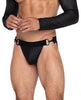Load image into Gallery viewer, Master Jockstrap w/Hook &amp; Ring Closure &amp; Contoured Pouch Black SM
