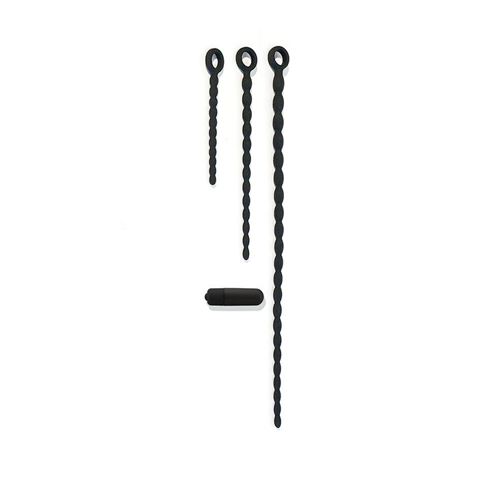 Boneyard Vibrating Sounds Urethral Trainer Kit 3 Dilators and 7 Speed Bullet