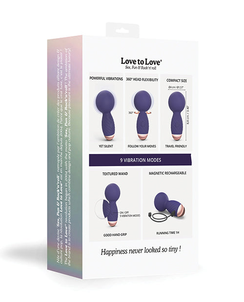 Love to Love Itsy Bitsy Mini Wand - Midnight Indigo