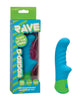 Charger l'image dans la visionneuse de la galerie, Rave Ridged-G Massager w/Rippled Shaft &amp; Stimulator - Blue/Green
