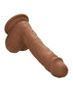 Afbeelding laden in Galerijviewer, Studs Dual Density Silicone 6.25" Dildo - Brown
