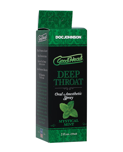 GoodHead Throat Spray Mystical Mint Deep Comfort Numbing