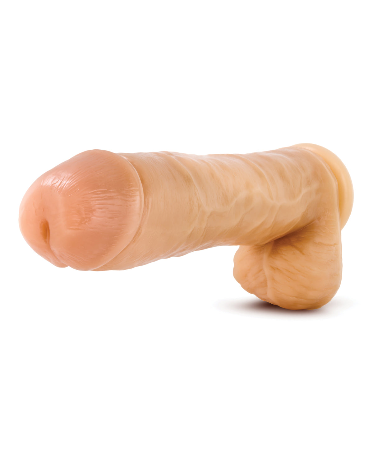 Blush Hung Rider Hammer 10 Inch Dildo With Suction Cup Flesh