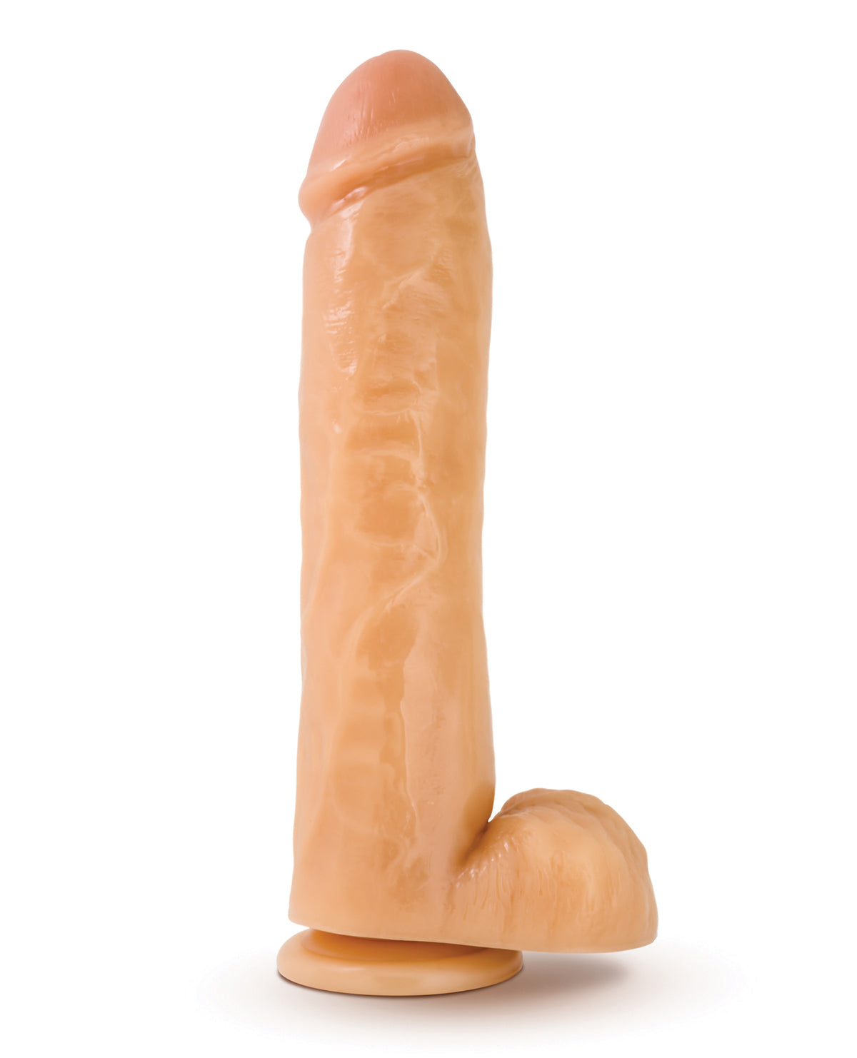 Blush Hung Rider Hammer 10 Inch Dildo With Suction Cup Flesh