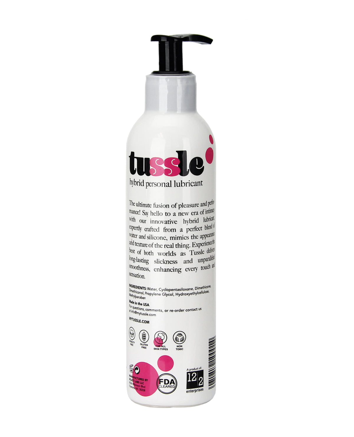 Tussle Hybrid Lubricant - 8 oz Bottle