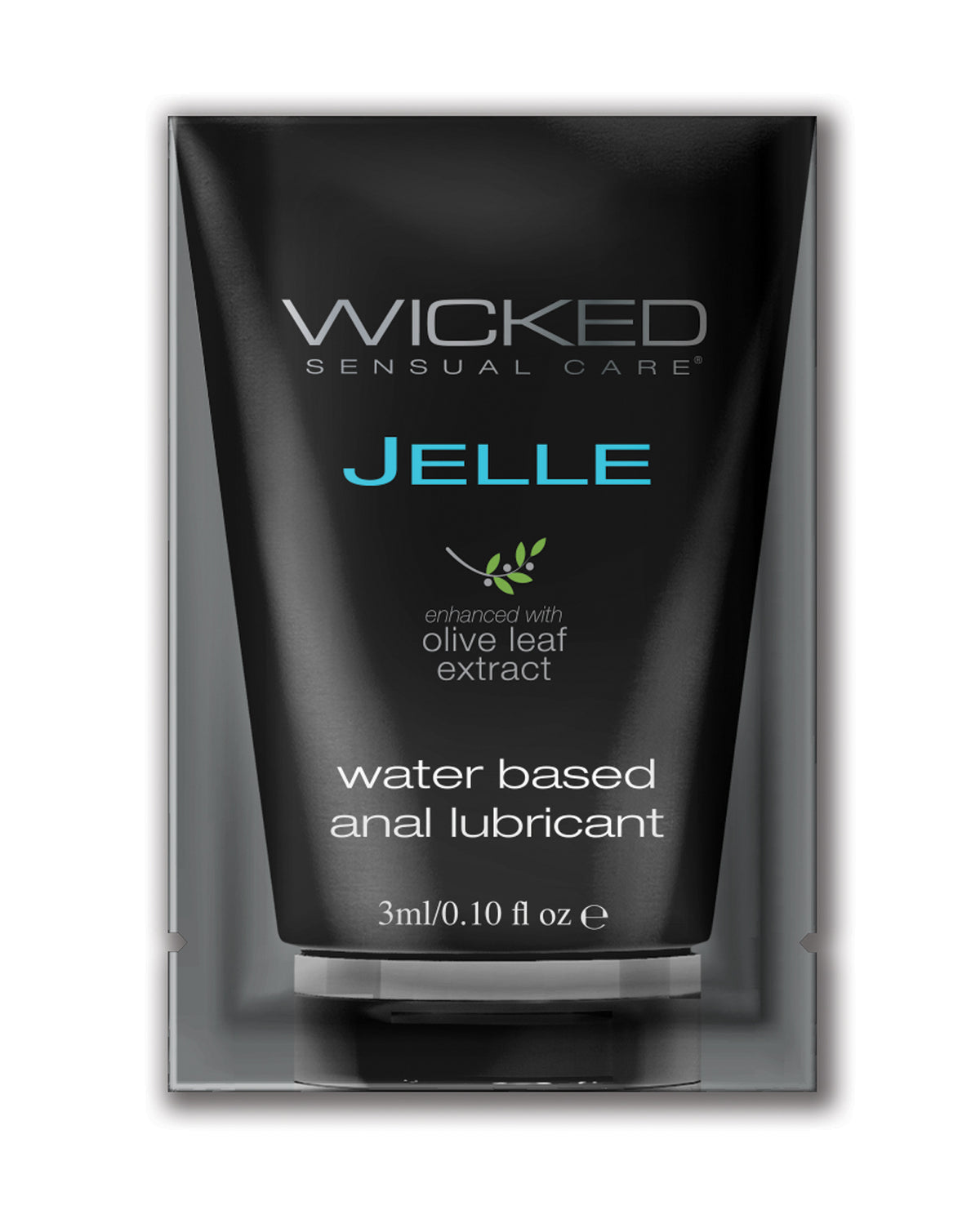 Wicked Sensual Care Jelle Water Based Anal Lubricant - .1 oz Fragrance Free