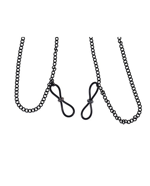 Sex And Mischief Lace Collar With Nipple Ties And Adjustable Back