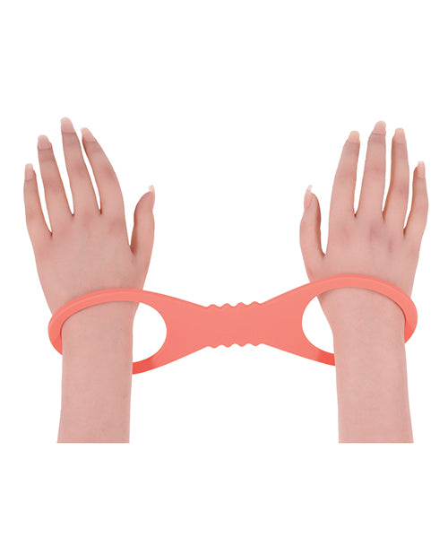 Sex And Mischief Peaches N CreaMe Large Silicone Cuffs