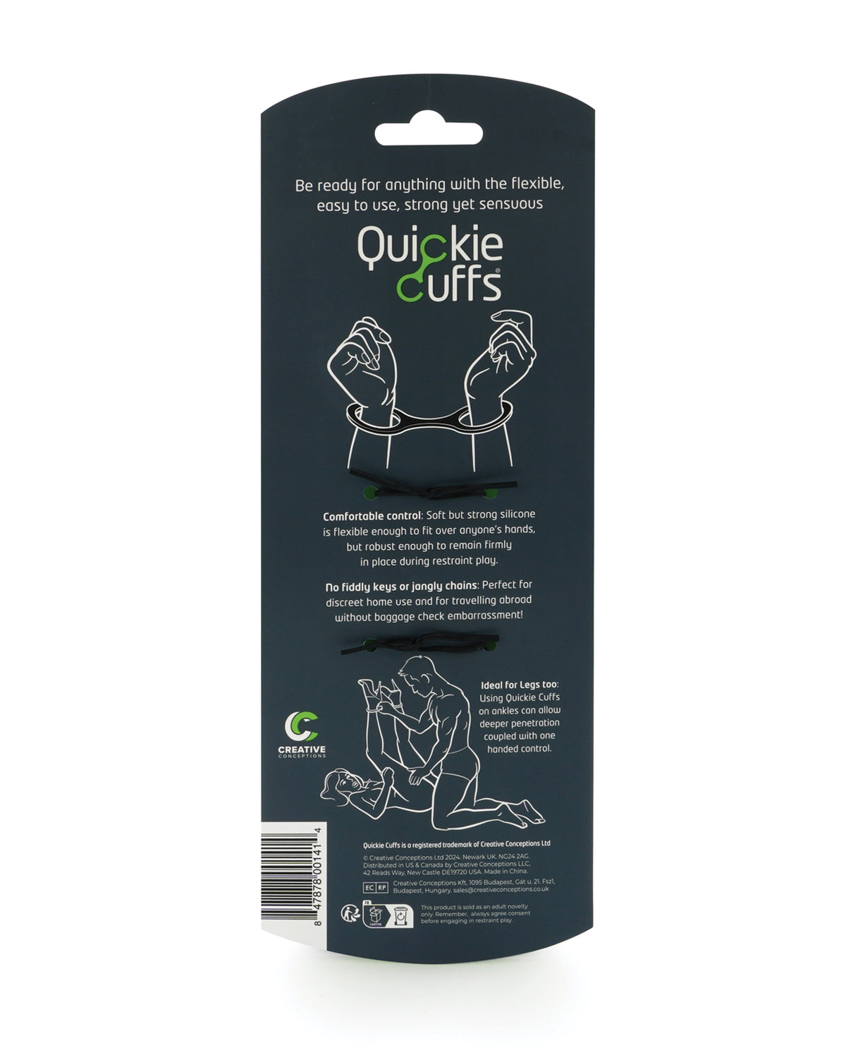 Quickie Cuffs Large - Black