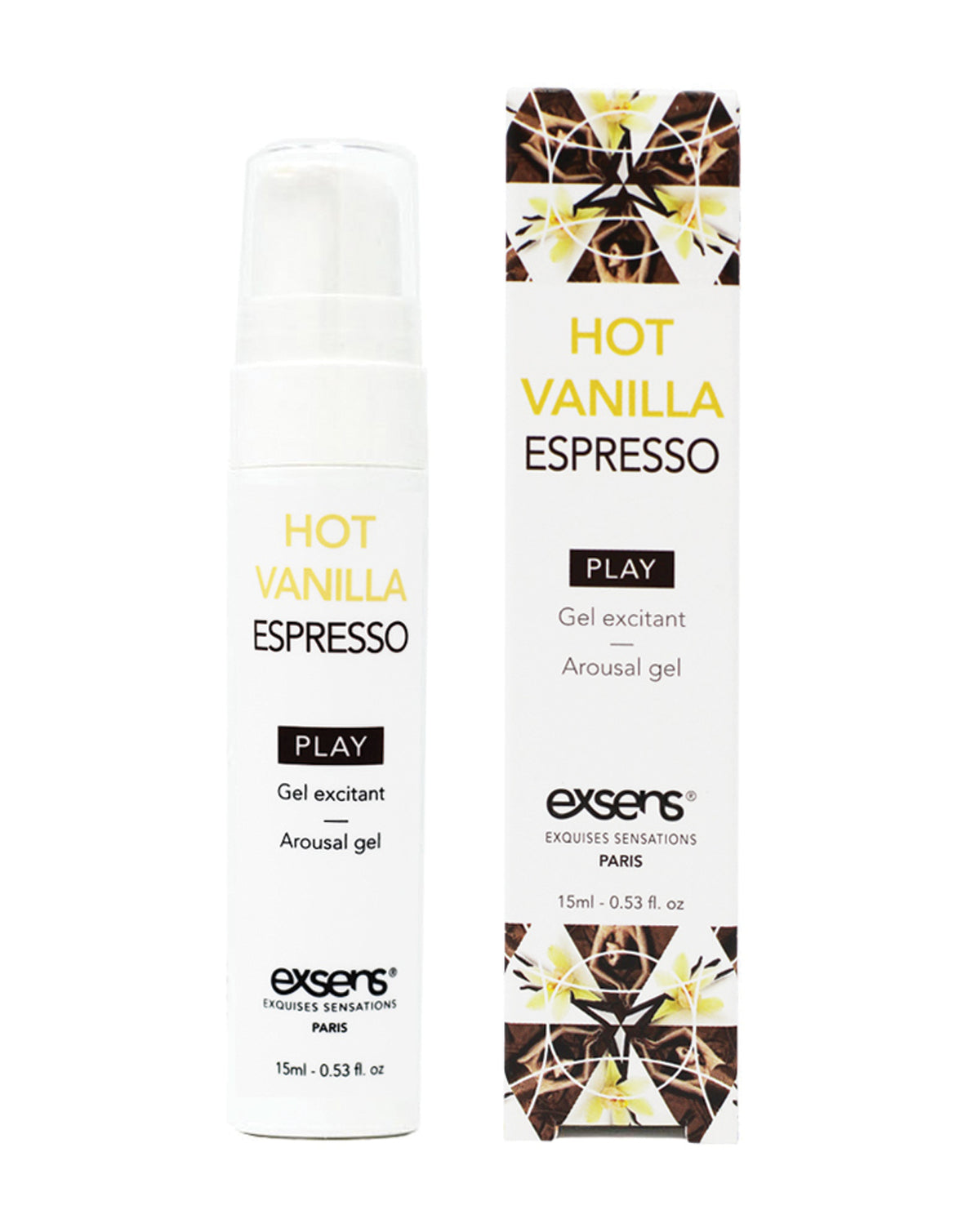 Gel d'excitation EXSENS de Paris - 15 ml Espresso Vanille Chaude