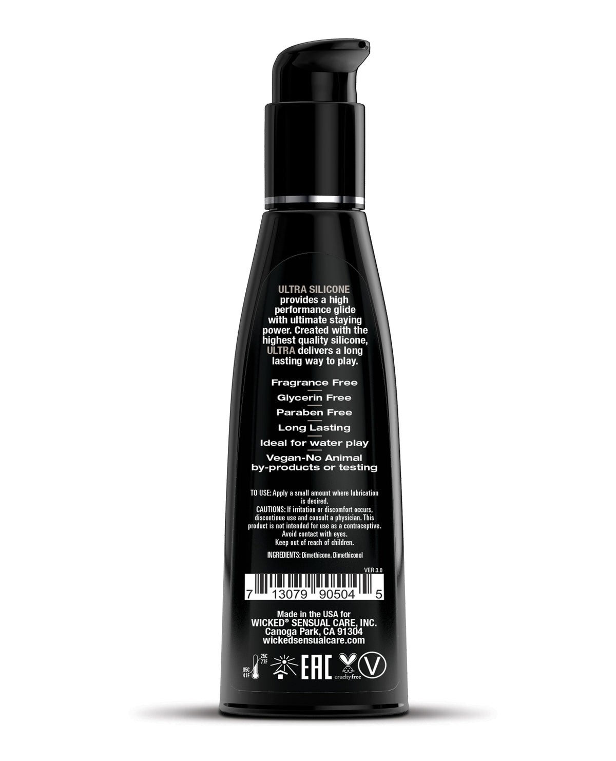Wicked Sensual Care Ultra silikonowy lubrykant - 4 oz bez zapachu