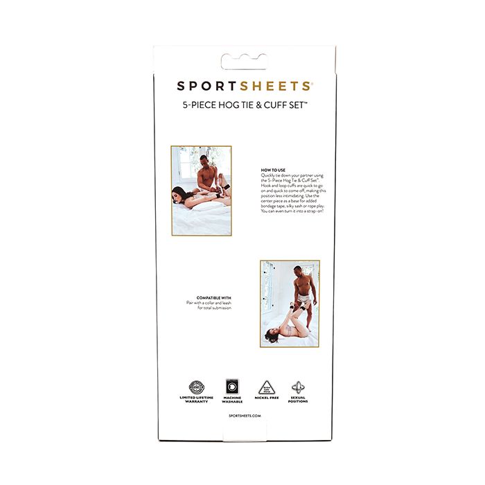 Sportsheets Vijfdelige Hog Tie & Boeien Set