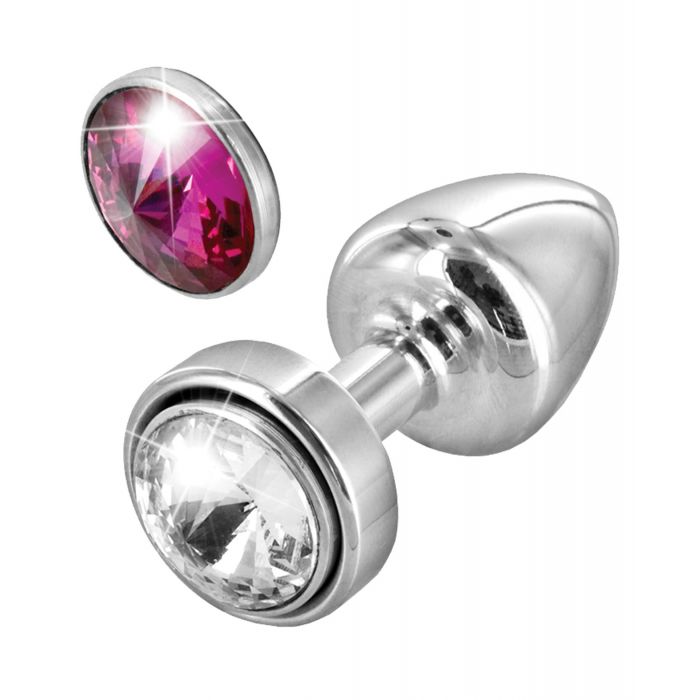 Diogol Anni Magnetic Stone - 25 mm Clear/Red