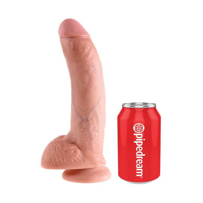 King Cock 9" Cock w/Balls - Flesh