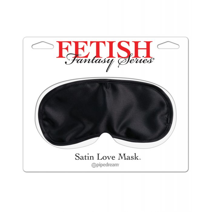 Masque d'Amour en Satin de la Série Fetish Fantasy - Noir
