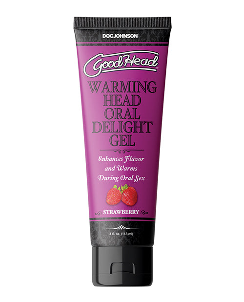Gel de Delicia Oral Calentador GoodHead - 4 oz Fresa