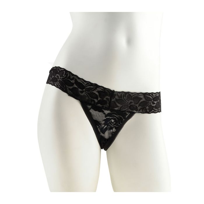 Fetish Fantasy Series Hanky Spank Me Vibrating Panties - Black