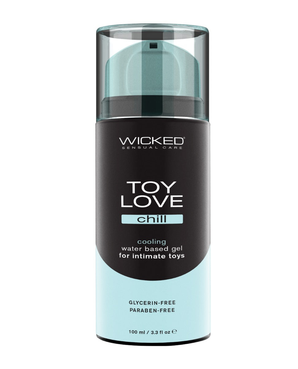 Lubrifiant răcoritor pe bază de apă Wicked Sensual Care Toy Love Chill - 3.3 oz