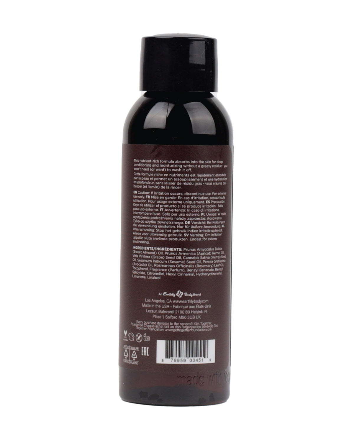 Earthly Body Massage- en lichaamsolie - 2 oz Guavalava