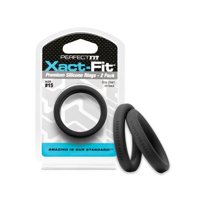 Perfect Fit Xact Fit #15 - Black Pack of 2