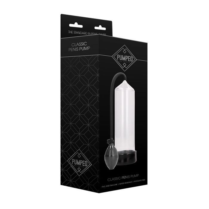 Classic Shots Pumped Penis Pump Transparent Vacuum Device
