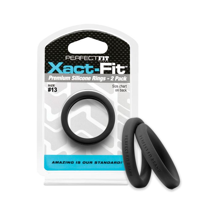 Perfect Fit Xact Fit #13 - Black Pack of 2