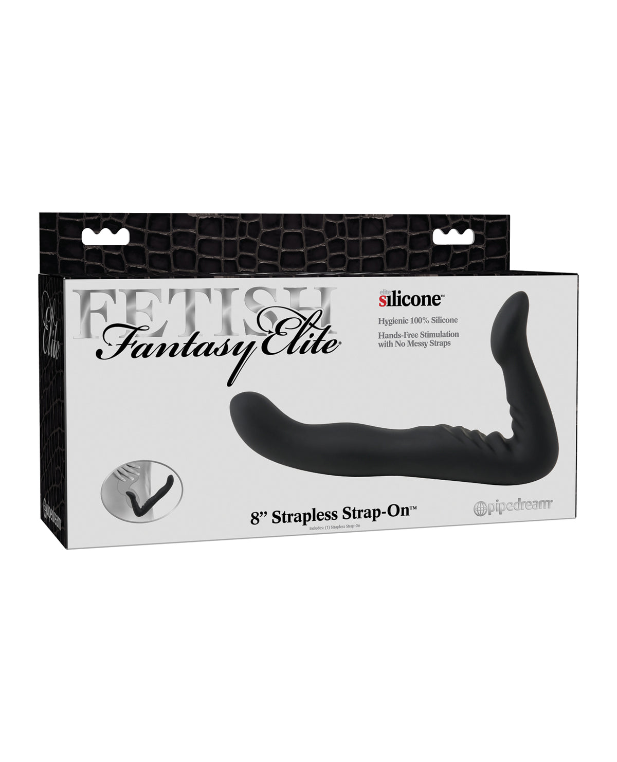 Fetish Fantasy Elite 8" Strapless Strap On - Black