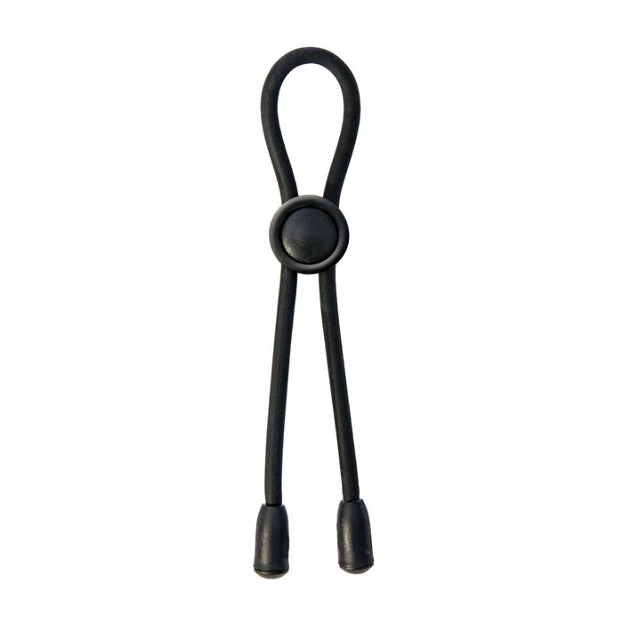Mack Tuff Adjustable Silicone Cock Tie - Black