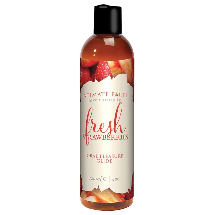Intimate Earth Natural Flavors Glide - 120 ml Świeże Truskawki