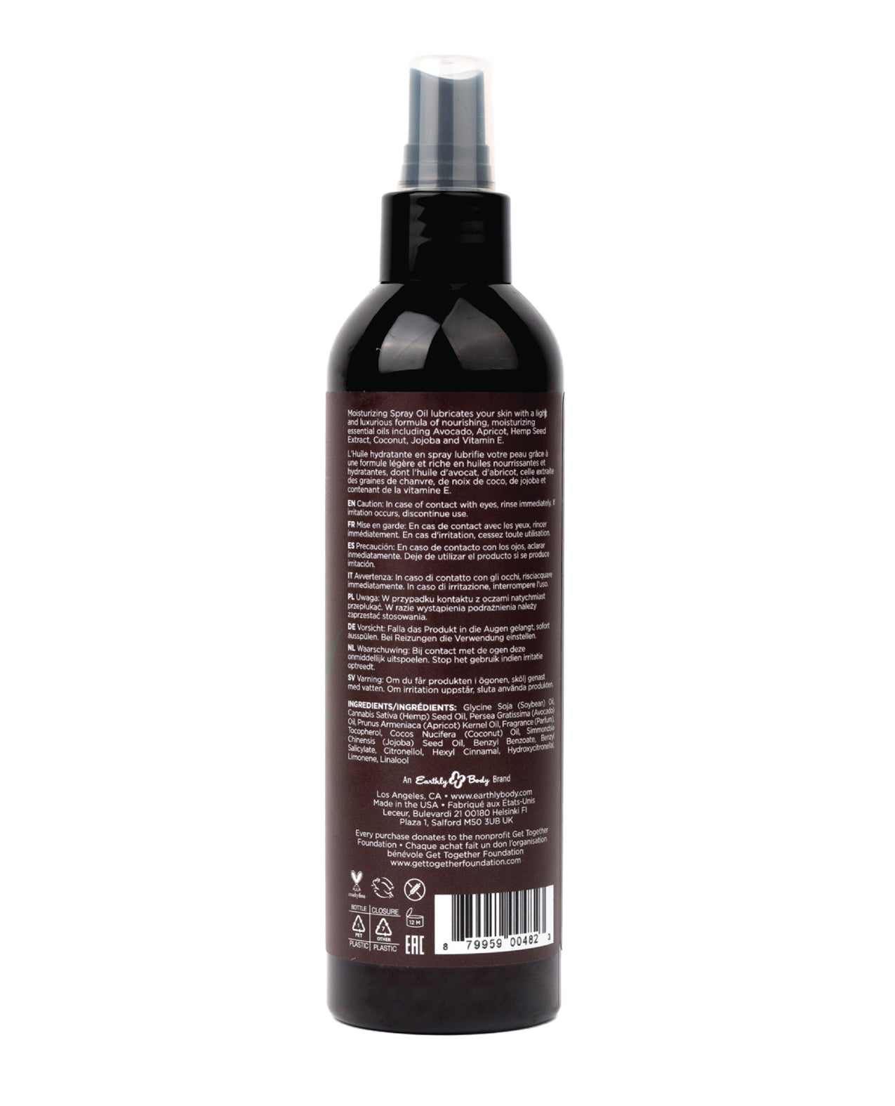 Spray de Óleo Hidratante Earthly Body - 8 oz Guavalava