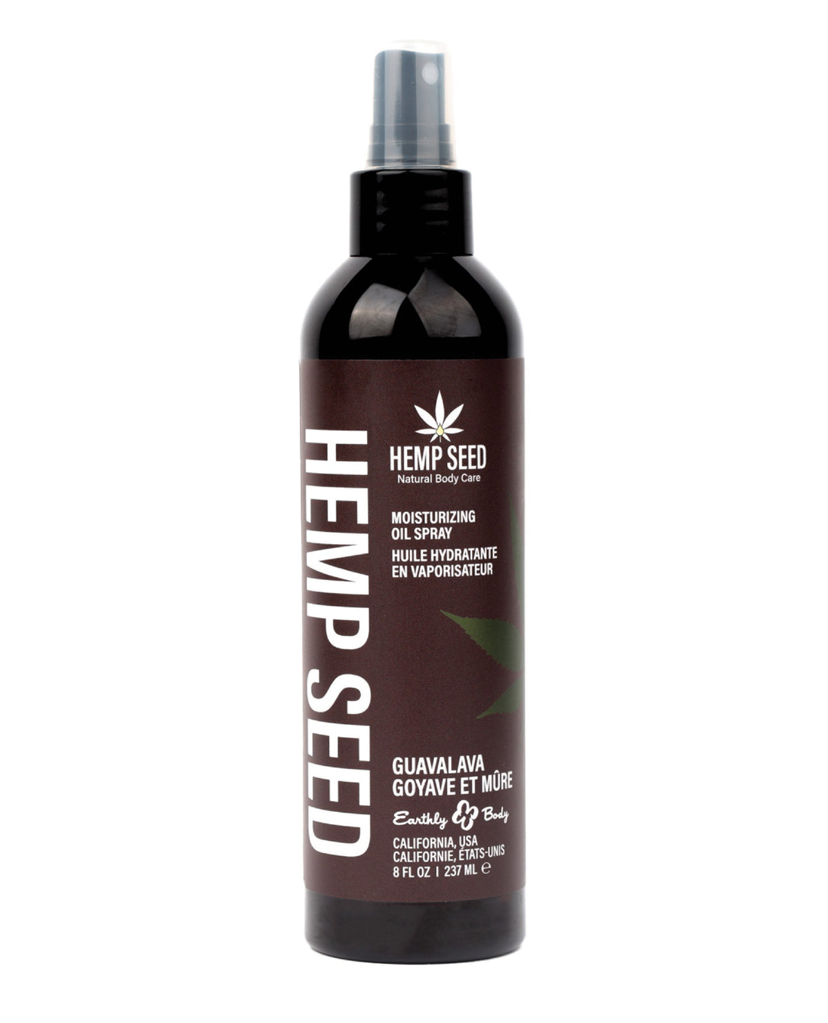 Earthly Body Moisturizing Oil Spray - 8 oz Guavalava