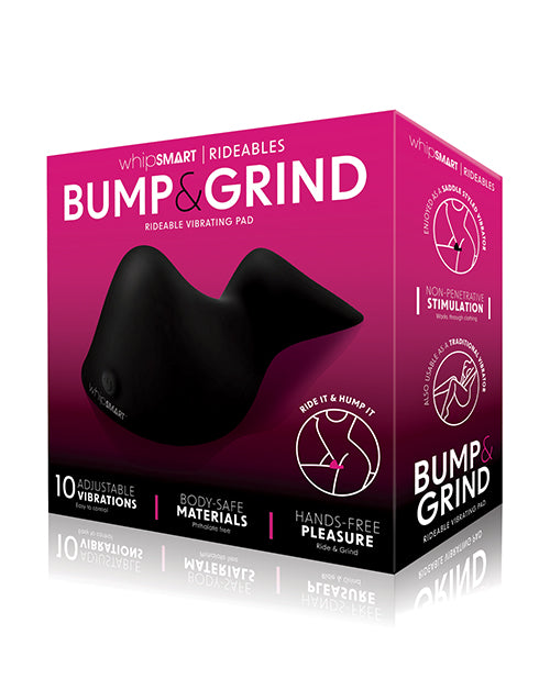 Whipsmart Rideables Bump and Grind Vibrating Pad Black