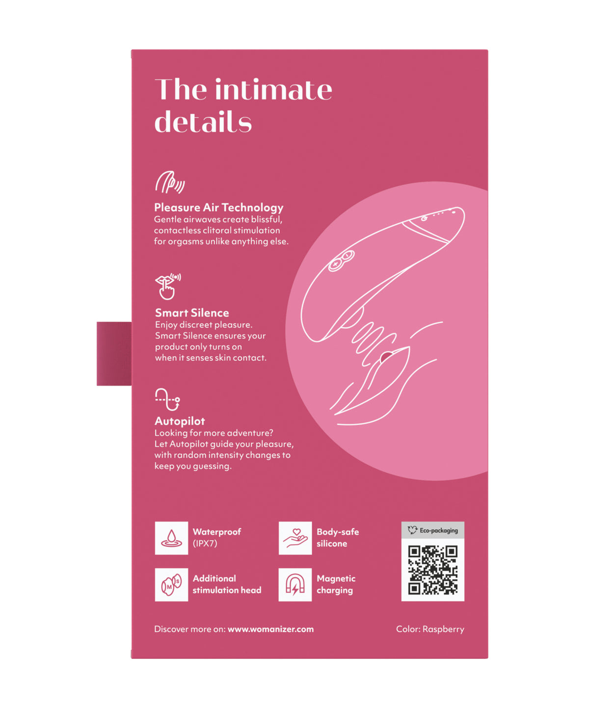 Womanizer Premium 2 - Raspberry